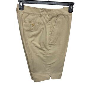 Lauren Ralph Lauren Womens Beige Cotton Bermuda Shorts Size 10‎